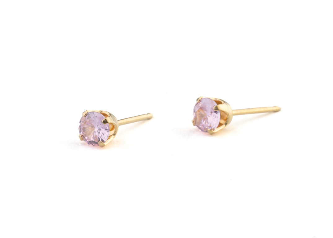 24KT gold-plated ear piercing stud, catalogue ref. 30C