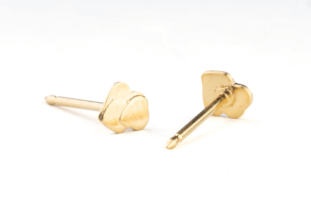 24KT gold-plated ear piercing stud, catalogue ref. 61C