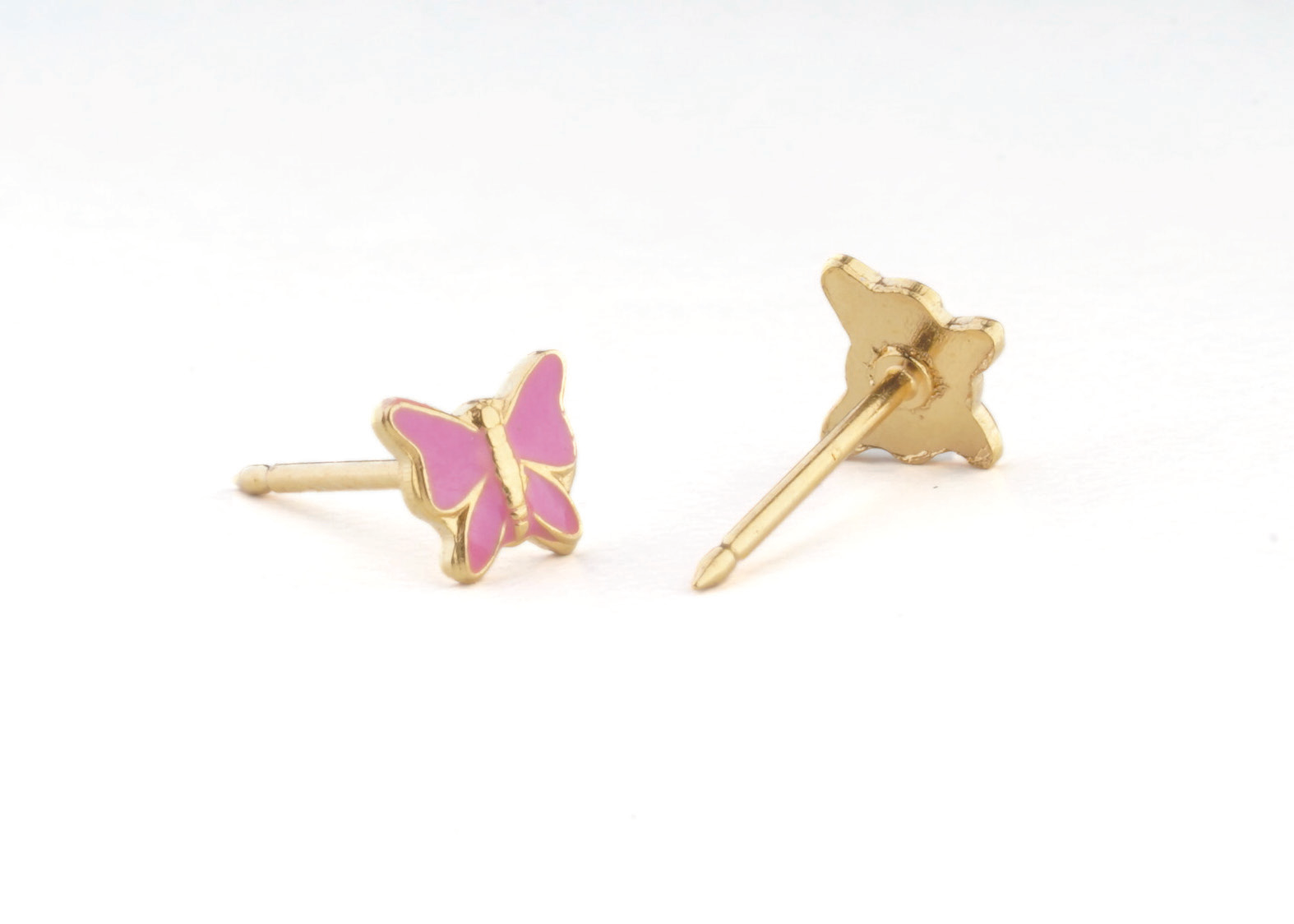 24KT gold-plated ear piercing stud, catalogue ref. 841C